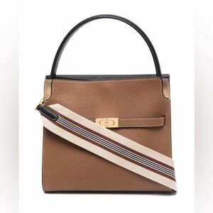 Tory Burch Brown Crossbody Bag with Black Accents